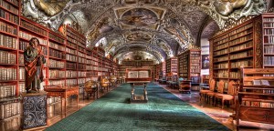 Prague Monastery library courtesy of Pixabay