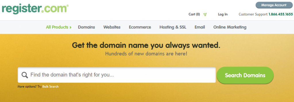 Register.com Domains