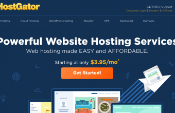HostGator Homepage Screenshot