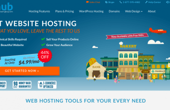webhostinghub homepage