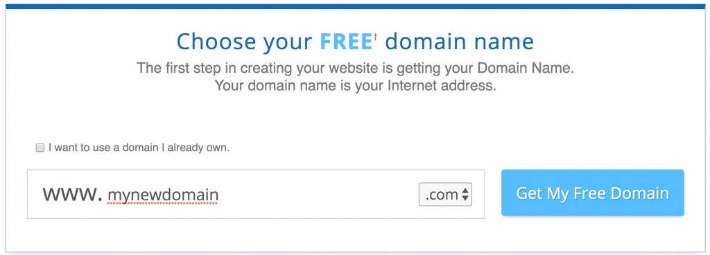 Web.com new domain name registration